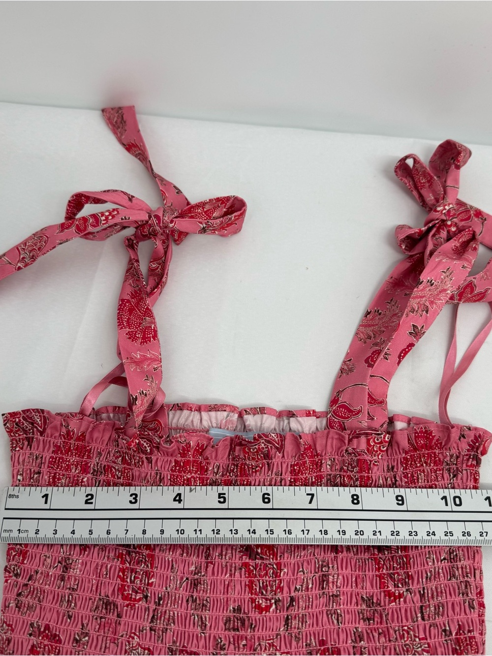 Hill House Home Ribbon Charlotte Nap Dress Size S Pink Romantic Cottagecore - Picture 8 of 11
